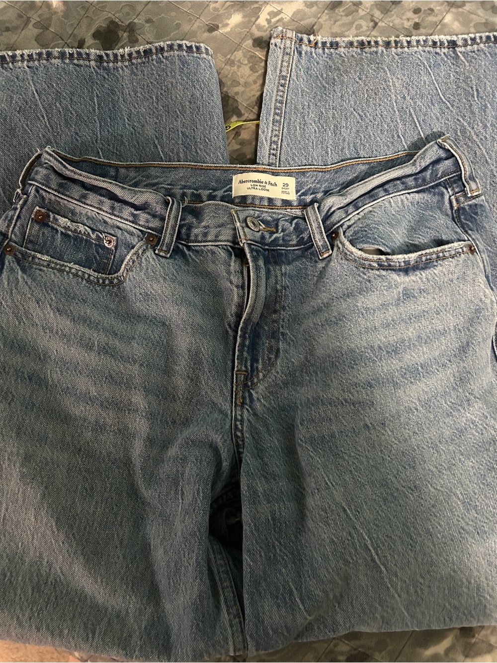 A&F Ultra Loose Low Rise Jeans